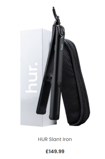 HUR Slant iron hair straighteners